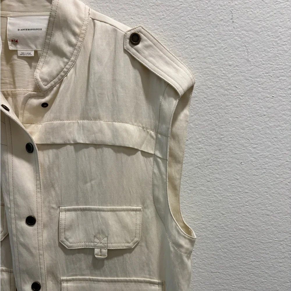Anthropologie Silky Utility Vest, size S - Picture 6 of 8